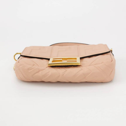Sold Fendi Baguette Mini Light Pink Nappa Leather Crossbody Bag
