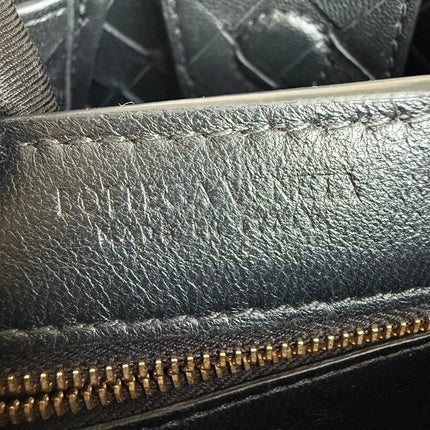 Bottega Veneta Small Andiamo Black Intrecciato Handbag 2023