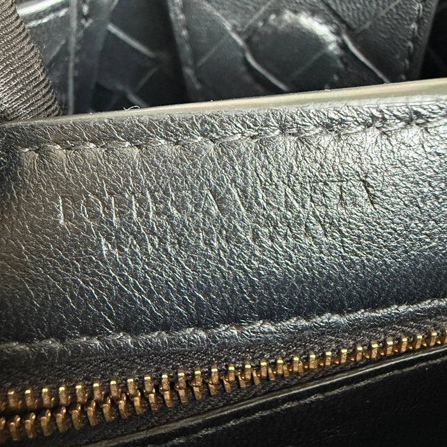 Bottega Veneta Small Andiamo Black Intrecciato Handbag 2023
