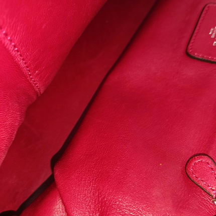 Sold Loewe Amazona 36 Large in Red Leather and Silver tone Hardware