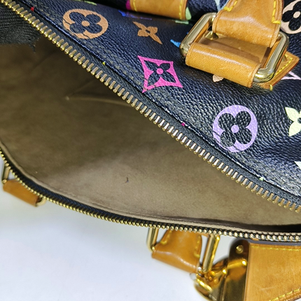 Louis Vuitton x Takashi Murakami Speedy 30 Lock Black Multicolor