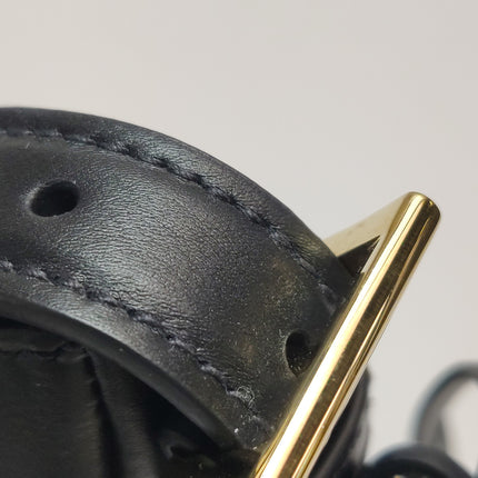 Prada Aimée Black Medium Calfskin Leather Shoulder Bag