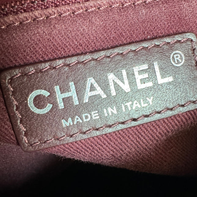 Chanel Classic Flap Medium Chevron Burgundy Quilted Lambskin Leather, 2015