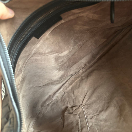 Bottega Veneta Intrecciato Hobo Bag Medium Black Lambskin leather 45cm