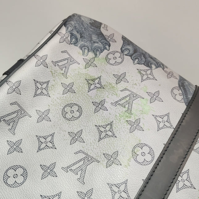 Louis Vuitton x Chapman Brothers Keepall 45 Bandouliere Lion Elephant