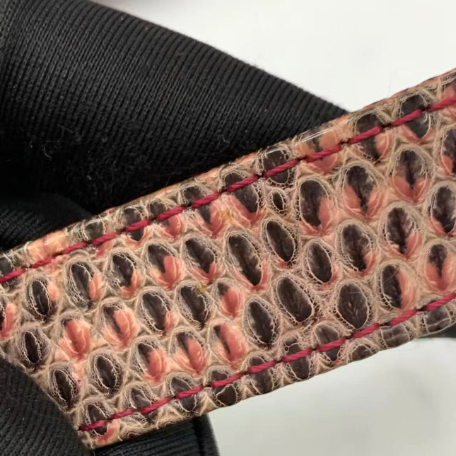 Fendi Baguette Purple Lizard Skin Leather Handbag