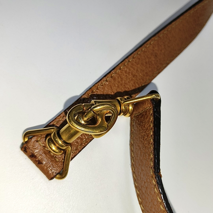 Sold Gucci Bamboo 1947 Top Handle Bag Leather Medium Tan Brown