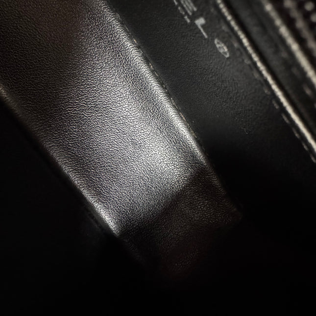 Chanel Classic Flap Mini Black Lambskin Silver Hardware