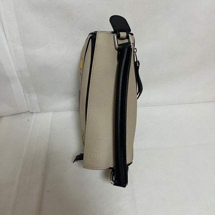 Loewe Puzzle Small Beige Herbarium Holiday Collection Calfskin Leather Crossbody Bag