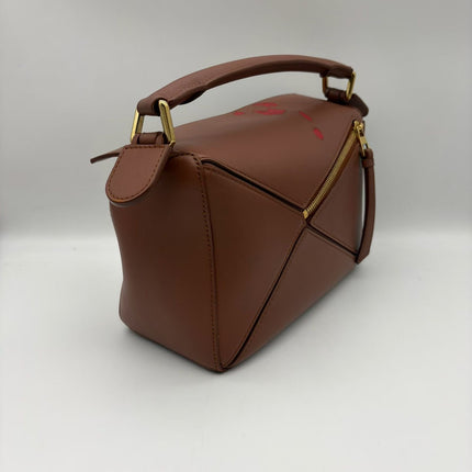 Loewe x Howl's Moving Castle Studio Ghibli Puzzle Calcifer Small Tan Caramel