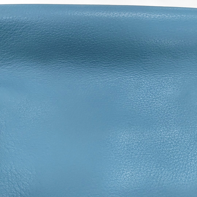 Hermes Kelly 32 Retourne Double Ring Blue Jeans Evercolor Leather Palladium Hardware 2002