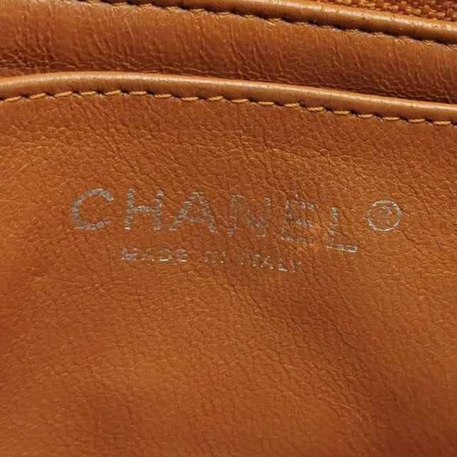 Chanel Classic Flap Rectangular Mini Tan Brown Caviar Leather