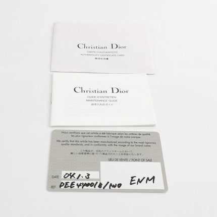 Dior Saddle Vintage Leather White with Silver Hardware