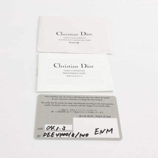 Dior Saddle Vintage Leather White with Silver Hardware