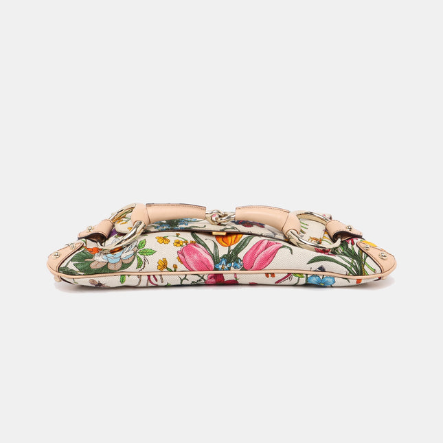 Gucci Horsebit 1955 Chain Shoulder bag in Limited edition floral print