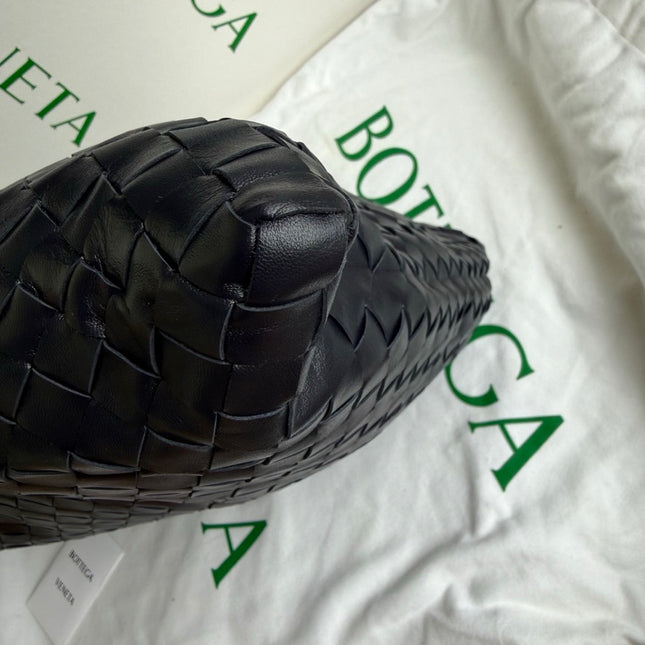 Bottega Veneta Hop Large Leather Navy Hobo Bag 55cm