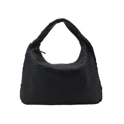Bottega Veneta Hobo Maxi Midnight Navy Black leather Tiny Fringes 50cm