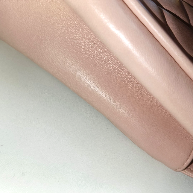 Chanel Vintage Top Handle Trendy CC Kelly Flap Bag Pink Cannage Lambskin Leather 24k Gold Plated Hardware