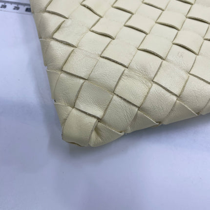 Bottega Veneta Hop Large Leather Pale Cream Yellow Hobo Bag