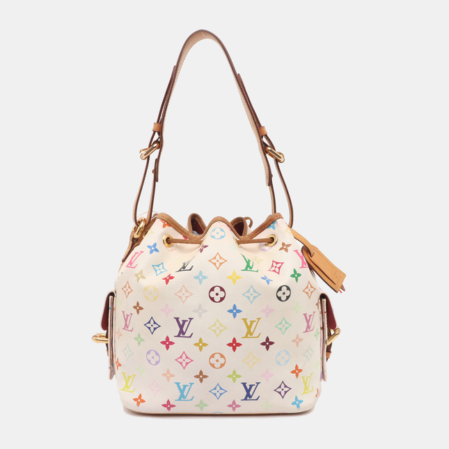 Louis Vuitton x Takashi Murakami Néonoé Medium White Multicolor