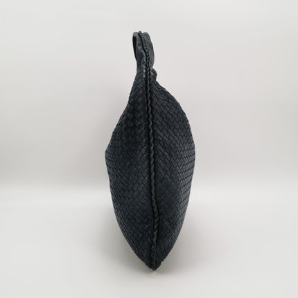 Bottega Veneta Veneta Hobo Maxi Navy Intrecciato Leather 51cm