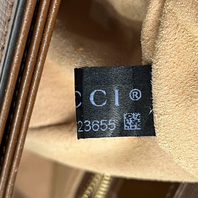 Sold Gucci 1955 Horsebit Shoulder Bag Caramel Brown Small Leather Never Worn