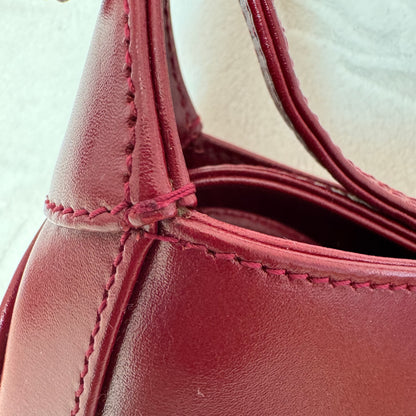 Gucci Jackie 1961 Mini Red Burgundy Leather Bag