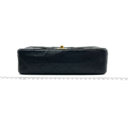 Chanel Classic Flap Small Black Caviar Leather with 24k Gold Hardware, 2004-2005