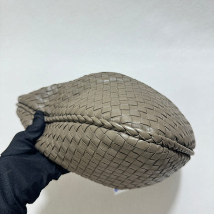 Sold Bottega Veneta Hobo Bag Lambskin leather Grey Medium 40cm