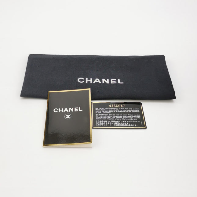Chanel Double Sided Small Classic Flap Black Lambskin Leather 24k Gold Hardware, 1996-1997