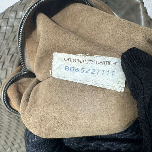 Sold Bottega Veneta Hobo Bag Lambskin leather Grey Medium 40cm