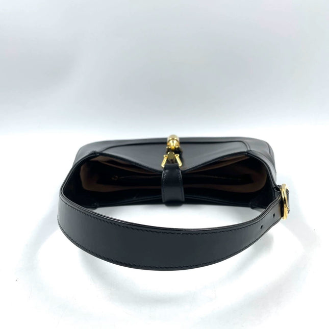 Sold Gucci Jackie 1961 Black Leather Bag Small without Strap