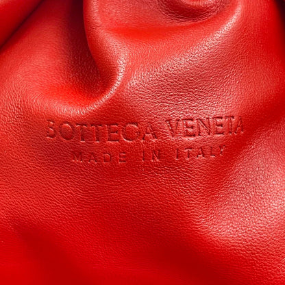 Sold Bottega Veneta Pouch Large Intrecciato Leather Clutch Red