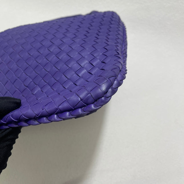 Sold Bottega Veneta Hobo Bag Large Leather Purple 47cm