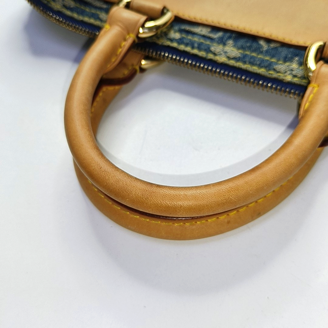 Louis Vuitton Blue Denim Neo Speedy Boston Bag