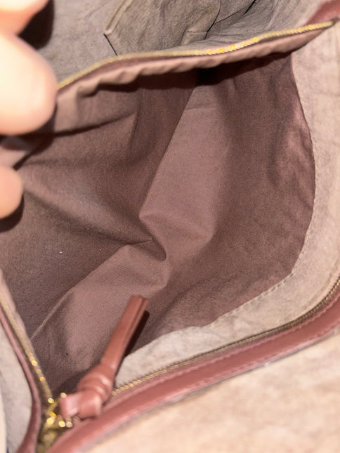 Bottega Veneta Veneta Hobo Intrecciato Chocolate Brown Medium Lambskin Leather 45cm