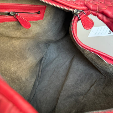 Bottega Veneta Veneta Hobo Maxi Dark Red Leather 51cm