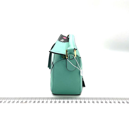 Loewe x Studio Ghibli Collection Susuwatari Mini Puzzle Green Crossbody Bag