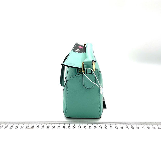 Loewe x Studio Ghibli Collection Susuwatari Mini Puzzle Green Crossbody Bag