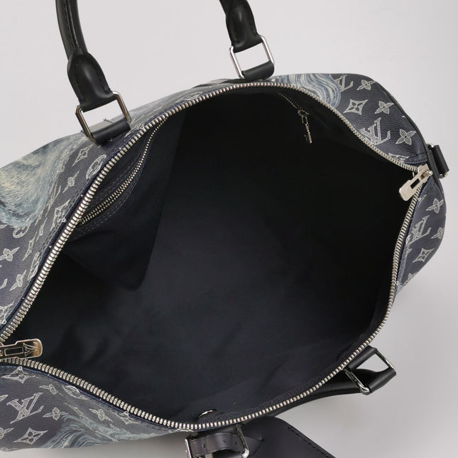 Louis Vuitton x Chapman Brothers Keepall 45 Bandouliere Lion Navy