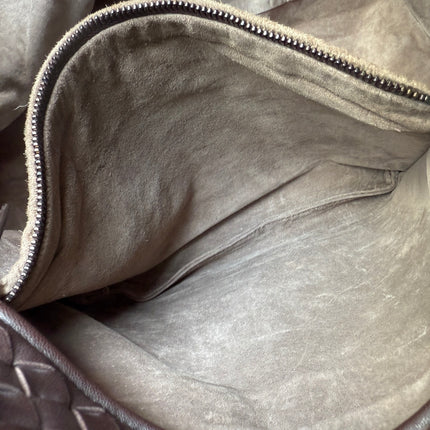 Bottega Veneta Cesta Shopper Tote Intrecciato Dark Brown Leather Large 50cm