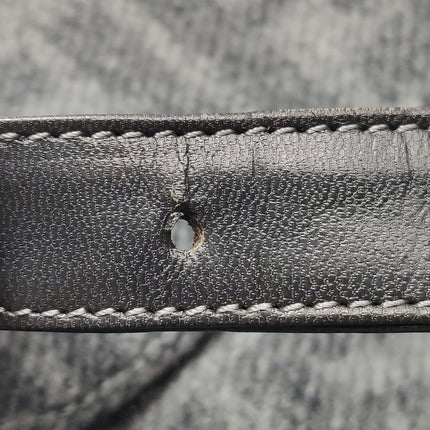 Fendi Baguette Bag Grey Wool Zucca Print Shoulder Bag