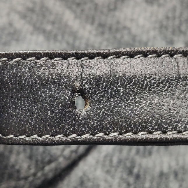 Fendi Baguette Bag Grey Wool Zucca Print Shoulder Bag