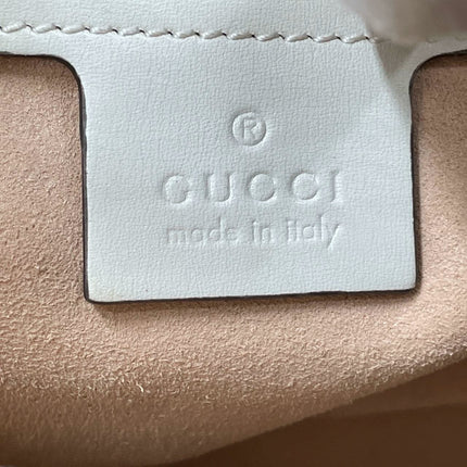 Sold Gucci Jackie 1961 White Leather Bag Small Missing Strap