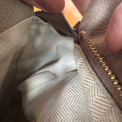 Loewe Puzzle Small Sand Beige Brown Strap Crossbody Bag