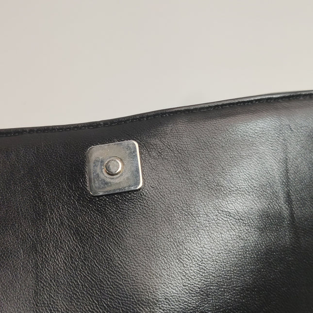 Gucci Horsebit 1955 Chain Shoulder Bag Large Black Padded Leather S23