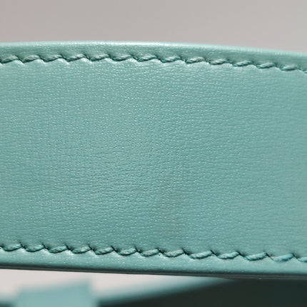 Gucci Jackie 1961 Small Blue Leather Bag with Adjustable Strap