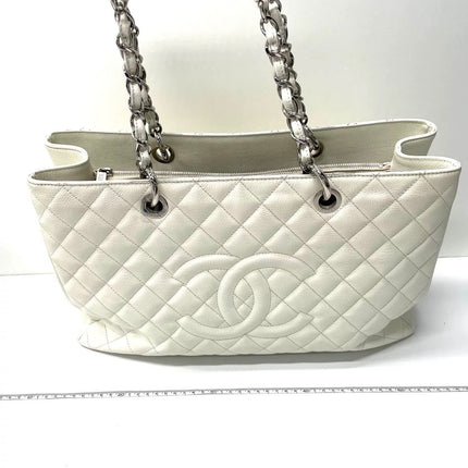 Sac cabas Chanel GST Grand Shopping en cuir caviar couleur camel, PM, 2006-2008