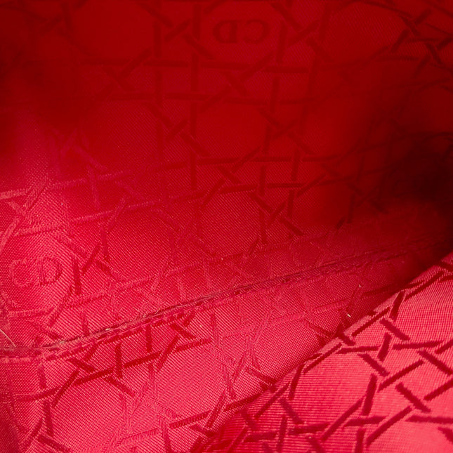 Lady Dior Vintage Medium Black Suede Leather Gold Hardware 1997