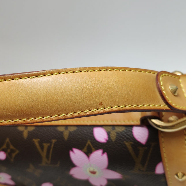 Louis Vuitton x Takashi Murakami Cherry Blossom Sack Reto PM Monogram Handbag